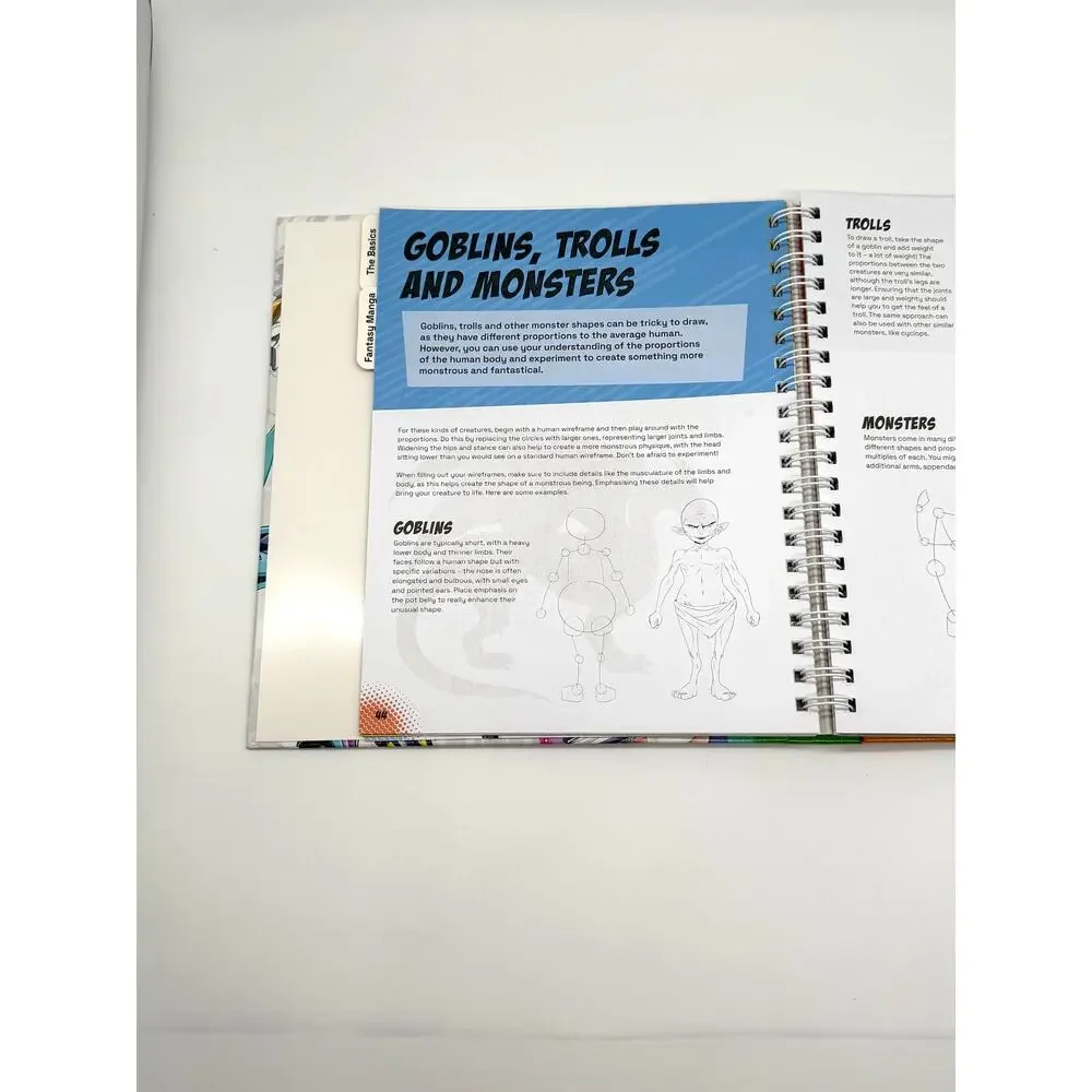 Unbinders Draw Manga Learn to Draw Hardcover Hinkler Art Book 65 Lessons New